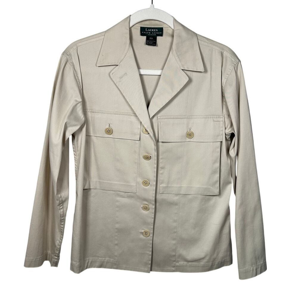 Lauren Ralph Lauren Beige Utility Jacket